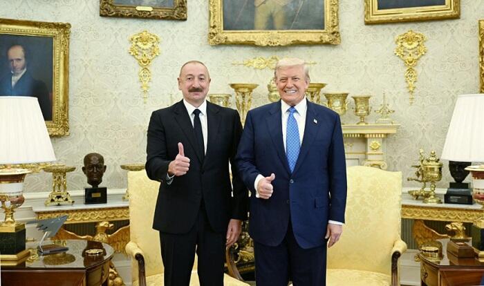 İlham Əliyev Donald Trampla danışdı
